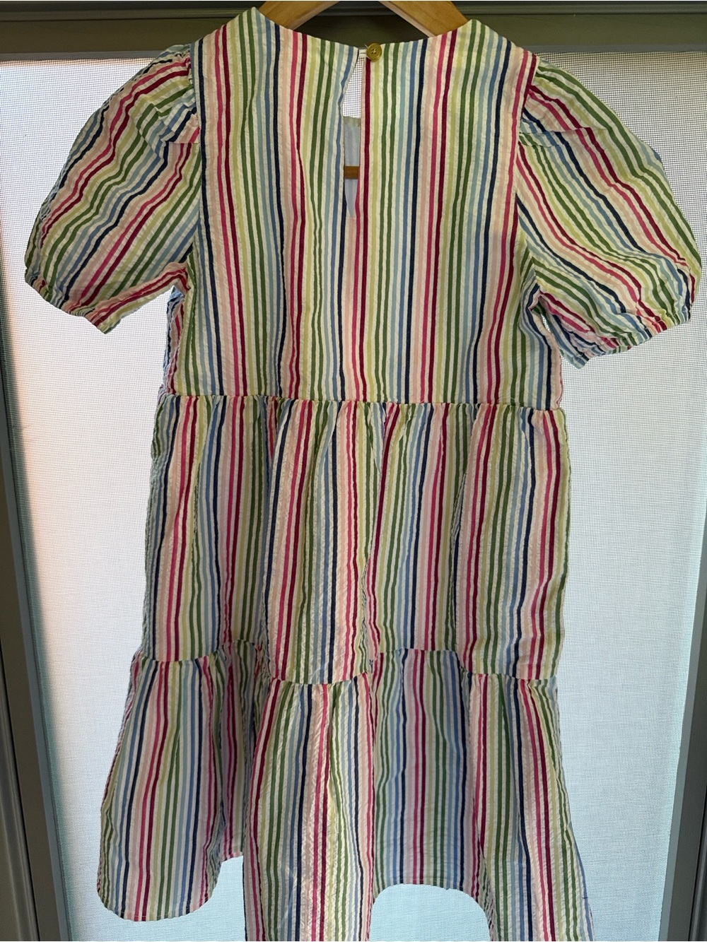 Crewcuts NWT Girls Cotton Seersucker Dress 7 - Picture 5 of 6